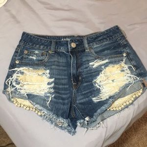 AEO Destroyed Shorts